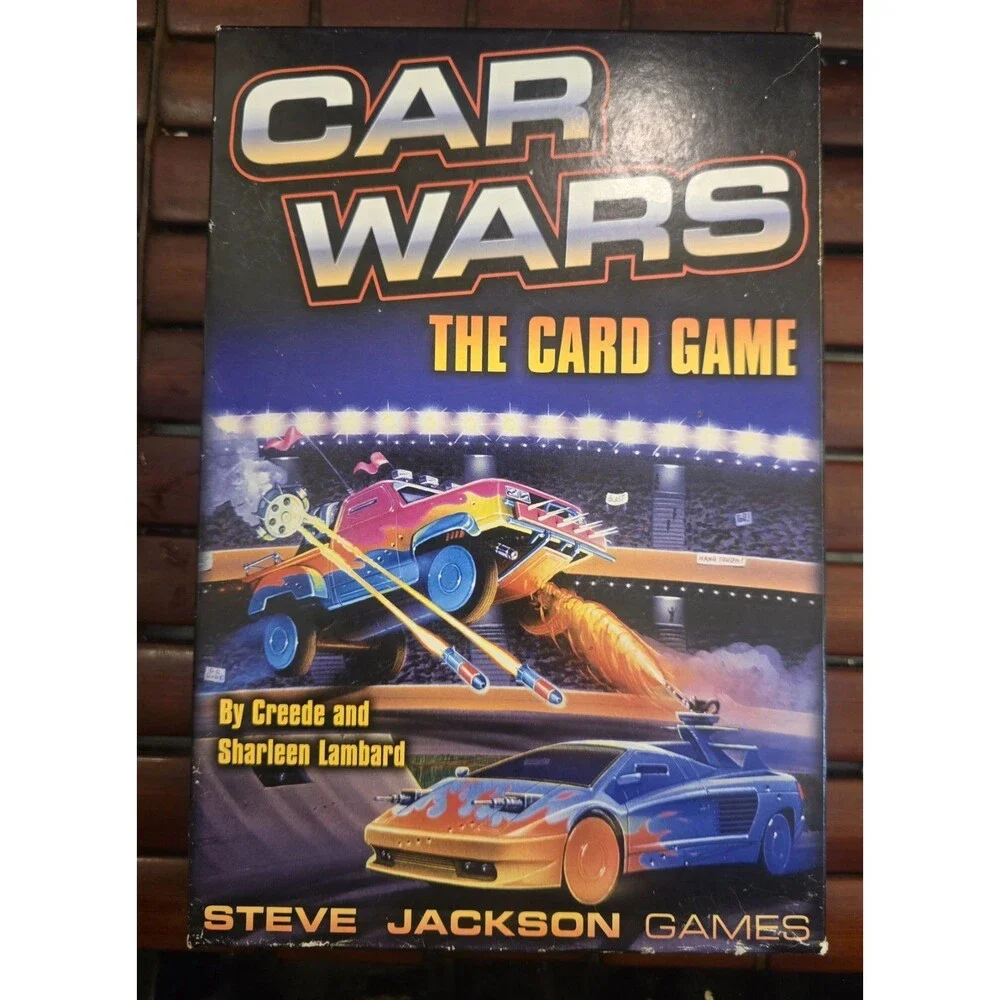 Car Wars The Card Game 3rd Ed. 1st Print 2015 Steve Jackson Games Used Complete.
